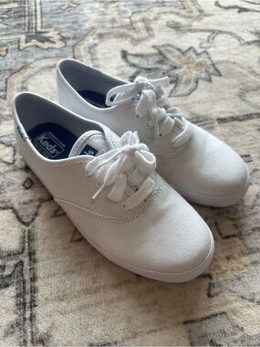 Girls white Keds